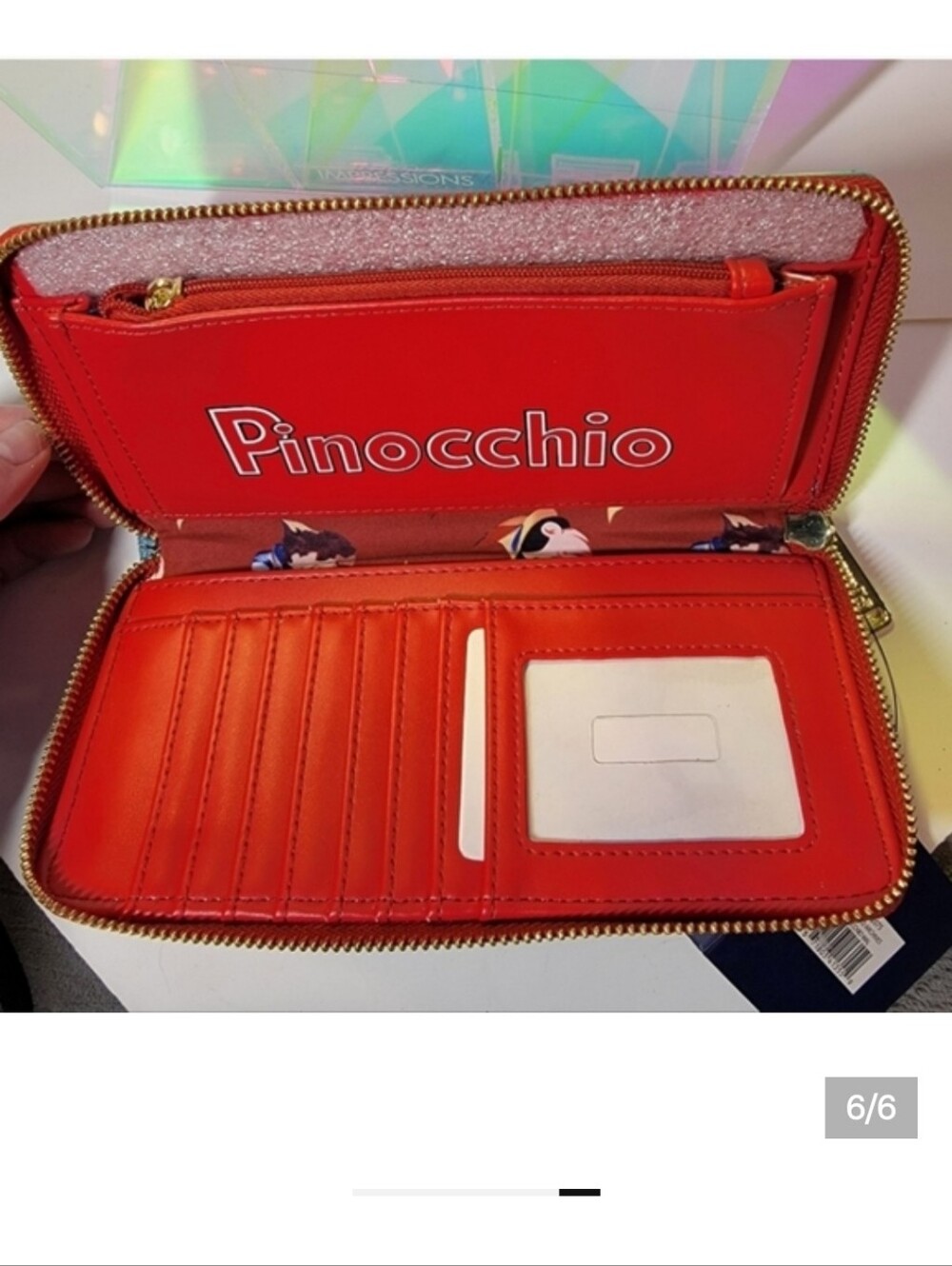 Loungefly Pinocchio Blue Character Wallet - Picture 6 of 6